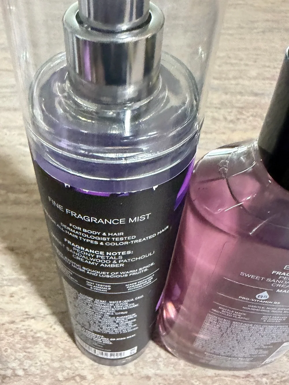 Bath & Body Works Discontinued Black Amethyst Body Wash, Mist, Body Lotion Trio